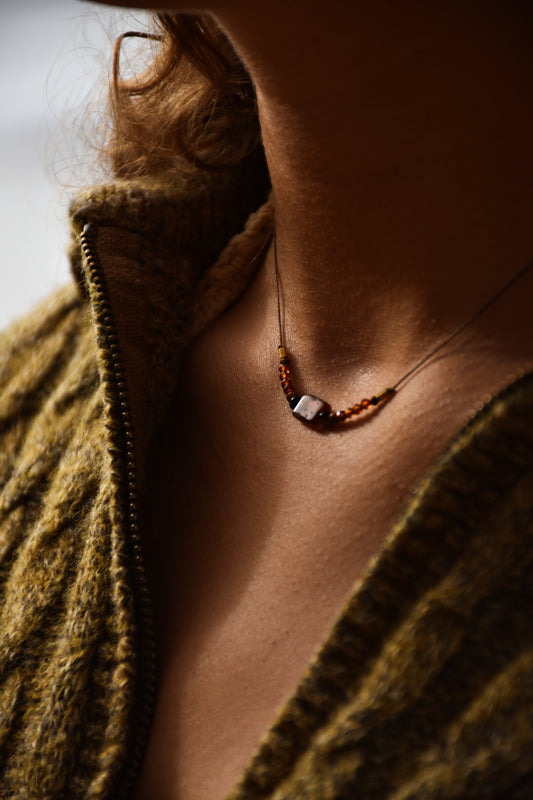 Garnet necklace